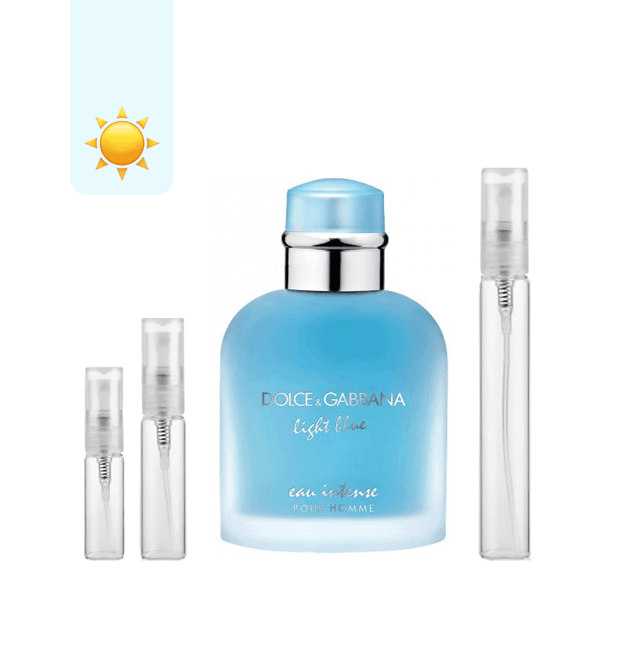 Light blue Intense homme Decants Scentra